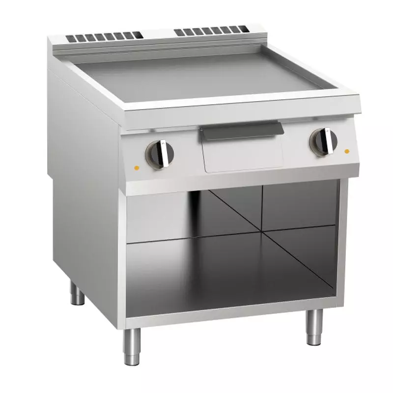 Null KBS Elektro-Grillplatte Glatt 10,8kW 2 Heizzonen Offener Unterbau - Image 3