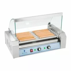 Royal-catering Royal Catering Hot Dog Grill - 7 Rollen - Edelstahl