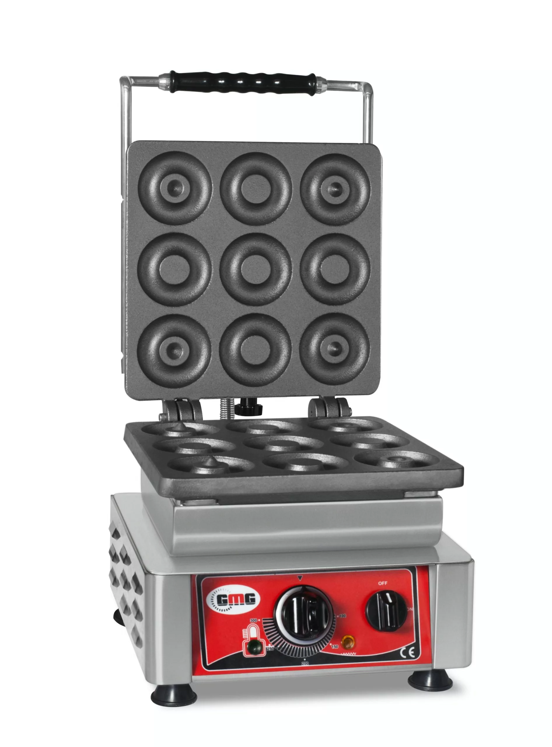 GMG - Waffeleisen Lokmia-S - 2x (Ø49 X 3cm X 1,4cm/2,8cm) - Wechselbare Backplatte & Einfache Montage - 50° Bis 300°C - Leichte Reinigung - Image 4