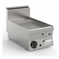 Gastro-inox GI 650 HP Gasbrennerplatte Gerippt Edelstahl, 40cm