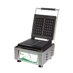 Kbs-gastrotechnik KBS Waffeleisen Mit Fester Backplatte Für 2x Waffeln 8x16x1,5cm