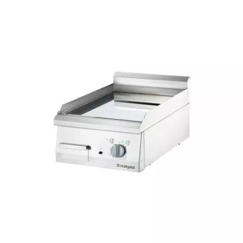 Stalgast Verchromte Elektro-Griddleplatte Tischgerät 800x700mm Gerillte Grillfläche 8,1kw - Image 5