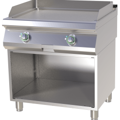 Null Gastro Elektro-Griddleplatte Standgerät Grillplatte Bratplatte 800x730x900mm