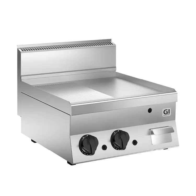 Gastro-inox GI 650 HP Gasbrennerplatte Gerippt Edelstahl, 40cm - Image 4