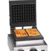 Bartscher Waffeleisen MDI 1BW-AL, Belgische Waffeln, Brüssel, Profi Line, Waffelautomat, Waffelbäcker, Edelstahl, 2 Stück Waffeln Von CHEFGASTRO