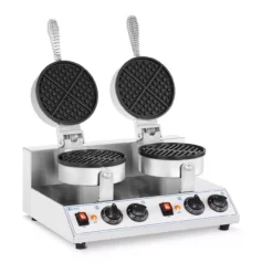 Royal-catering Royal Catering Doppel-Waffeleisen - Rund- 2.600 W