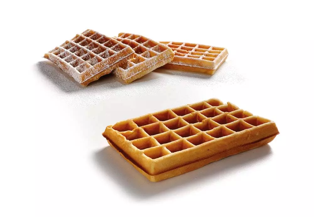 Bartscher Waffeleisen MDI 1BW160-101, Belgische Waffeln, Brüssel, Profi Line, Waffelautomat, Waffelbäcker, Edelstahl, 2 Stück Waffeln Von CHEFGASTRO - Image 6