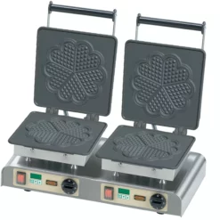 Neumarker WAS Germany - Herzwaffel Waffeleisen, 2 Platten, 61 X 34 X 25 Cm, Edelstahl/Gusseisen (345502002)