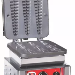 GMG - Waffeleisen Bruxelles - 3x (23 X 3 X 2,4cm) - Wechselbare Backplatte & Einfache Montage - 50° Bis 300°C - Leichte Reinigung