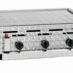 Bartscher Gas-Kombi-Tischbräter 3 Brenner Grillrost TB1100R - 1062303