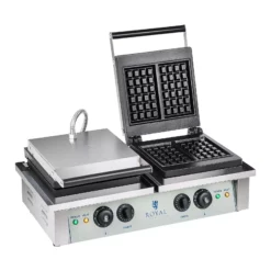Royal-catering Royal Catering Waffeleisen - 2 X 2.000 Watt - Rechteckig