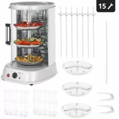 Royal-catering Royal Catering Vertikalgrill - 4-in-1 - 1.800 W - 31 L