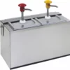 Schneider® Schneider - Druckknopf Dosierspender Mit GN Behälter "COOL" 2 X 3 Liter - 185 X 425 X 375 Mm