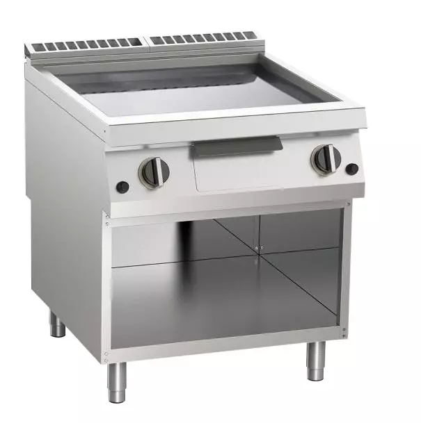 Null KBS Gas-Grillplatte 1/3 Gerillt Und 2/3 Glatt 31,5 KW 3 Heizzonen Offener Unterbau - Image 4