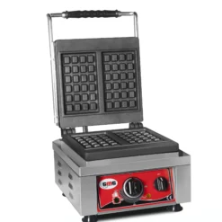 GMG - Waffeleisen Classico - 2x (10 X 17 X 1,5cm) - 50° Bis 300°C - Feste Backplatte Aus Gusseisen - Umlaufende Fettfangrinne