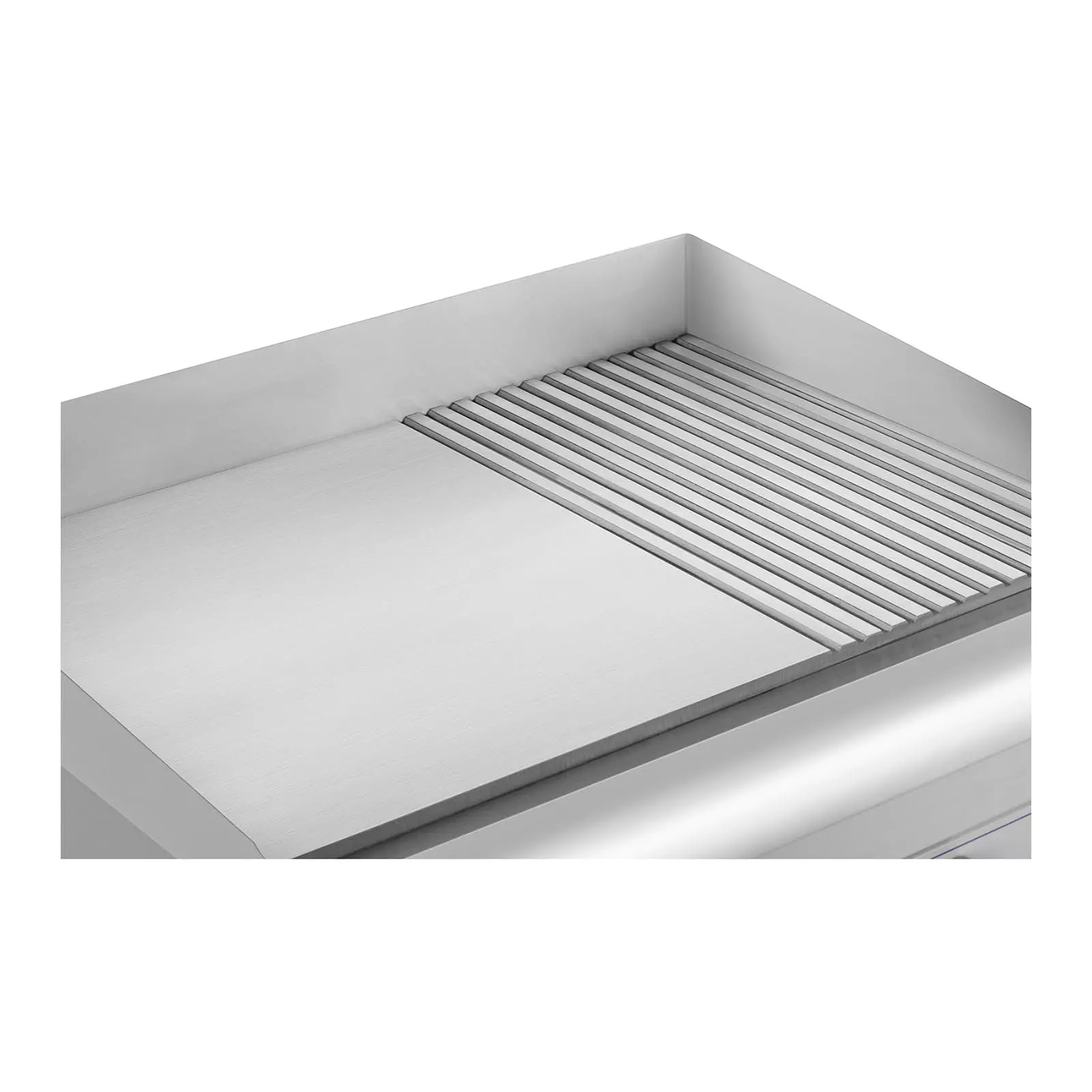 Royal-catering Royal Catering Elektro-Grillplatte - Doppelt - 60 Cm - Glatt & Geriffelt - 6.400 W RCG-60GB - Image 6