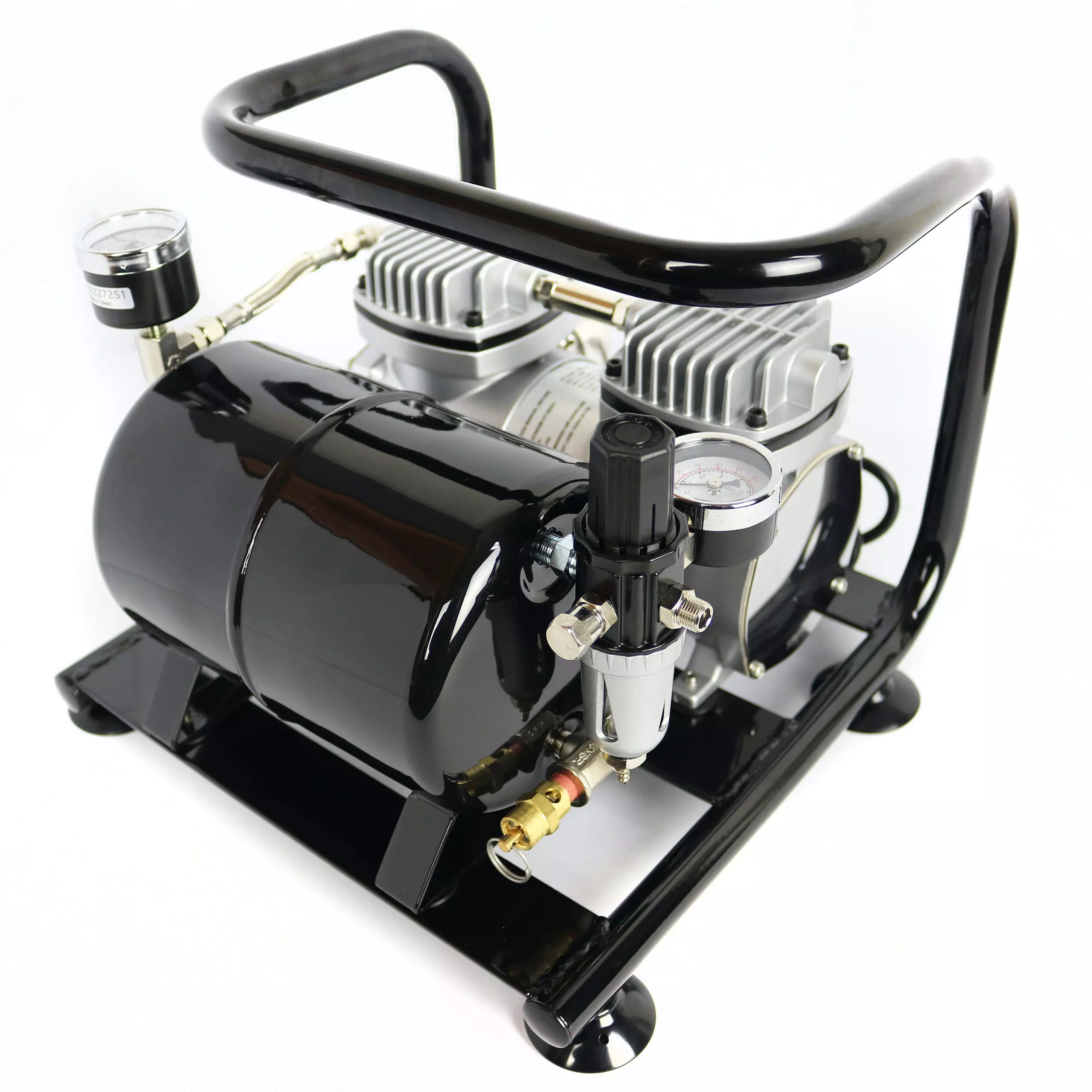 Null Kompressor Airbrush Saturn 25 Mit Druckminderer Druckluft Kompressoren - Image 5