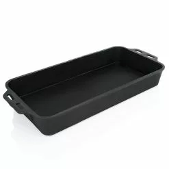 Was-germany WAS Germany - Bräter Mit 2 Angegossenen Seitengriffen, 73 X 37,5 X 10 Cm, Gusseisen (5055730)