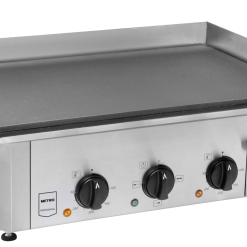 Metro-professional METRO Professional Elektrische Bratplatte GEG2001, Edelstahl, 62 X 45 X 19 Cm, 3500 W, 2 Heizzonen, Abnehmbare Fettauffangschale