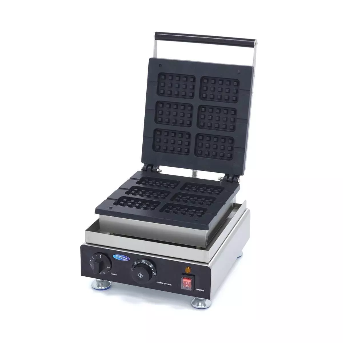 Null Waffeleisen Waffelherzen Am Stiel - 4 Stück - 105 X 14 X 105 Mm (je Waffel) - Mit Timer - Image 3