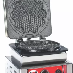 GMG - Waffeleisen Amore-L - 1x (Ø 21cm) - Wechselbare Backplatte & Einfache Montage - 50° Bis 300°C - Leichte Reinigung
