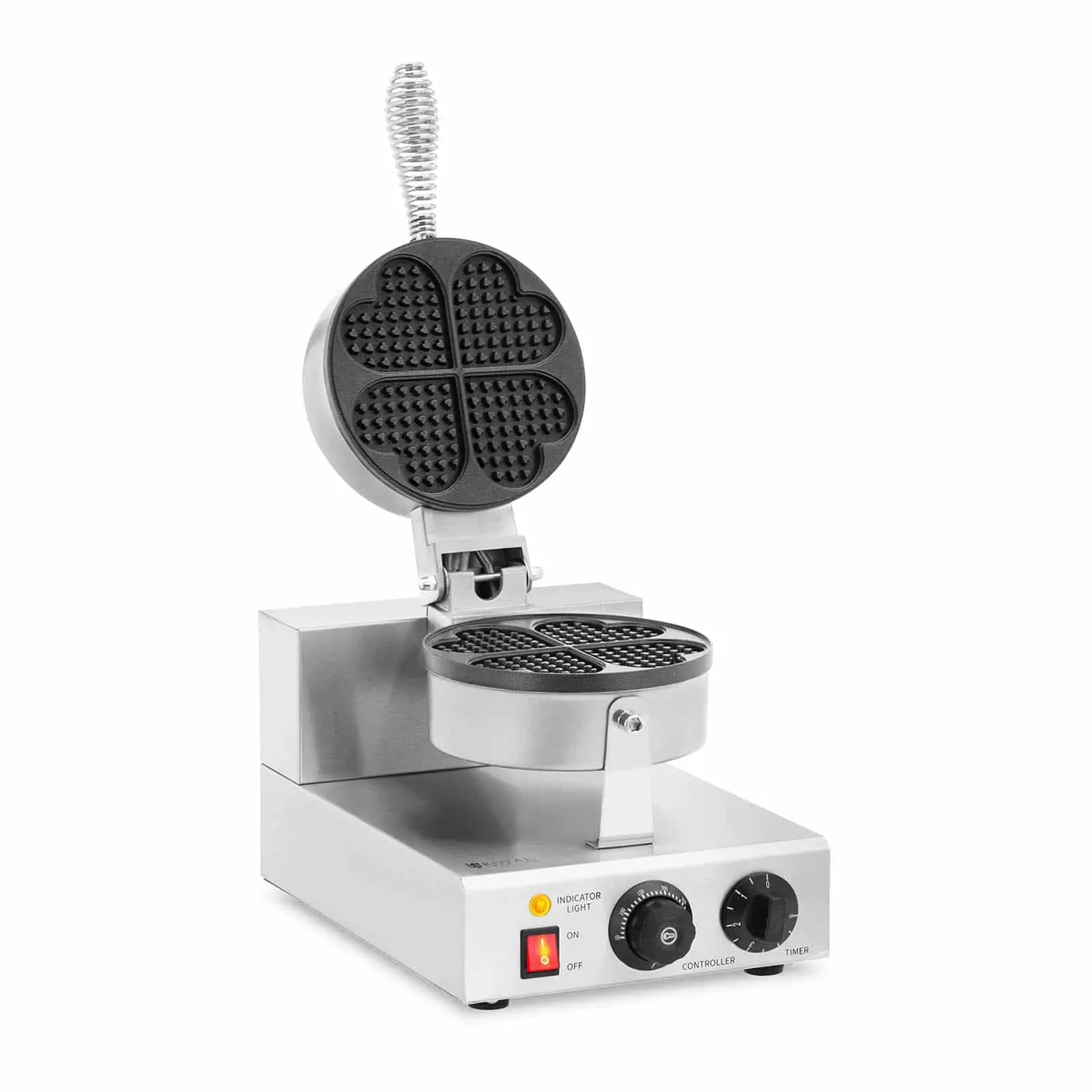 Royal-catering Waffeleisen - Für Eiswaffeln - 1000 W - 0 - 5 Min Timer - 50 - 300 °C - Royal Catering - Image 2