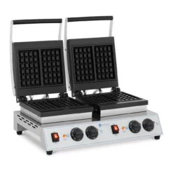 Royal-catering Royal Catering Doppel-Waffeleisen - Belgische Waffeln - 2 X 1.500 W