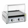 Royal-catering Royal Catering Hot Dog Grill - 9 Rollen - Royal Catering - Edelstahl - Abdeckung