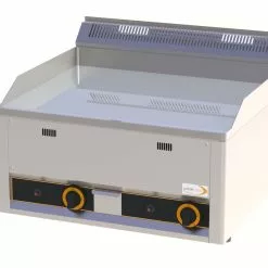 Cookmax Gas-Grillplatte Glatt Verchromt 2 Heizzonen 660 X 600 X 290 Mm