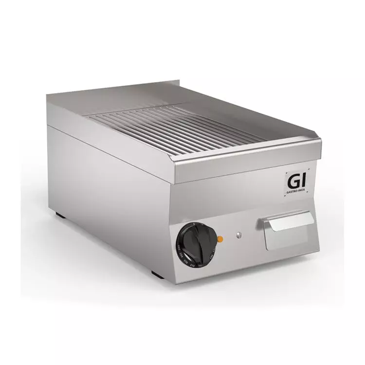 Gastro-inox GI 650 HP Elektrischer Grillplatte Glatt Edelstahl, 40cm - Image 4