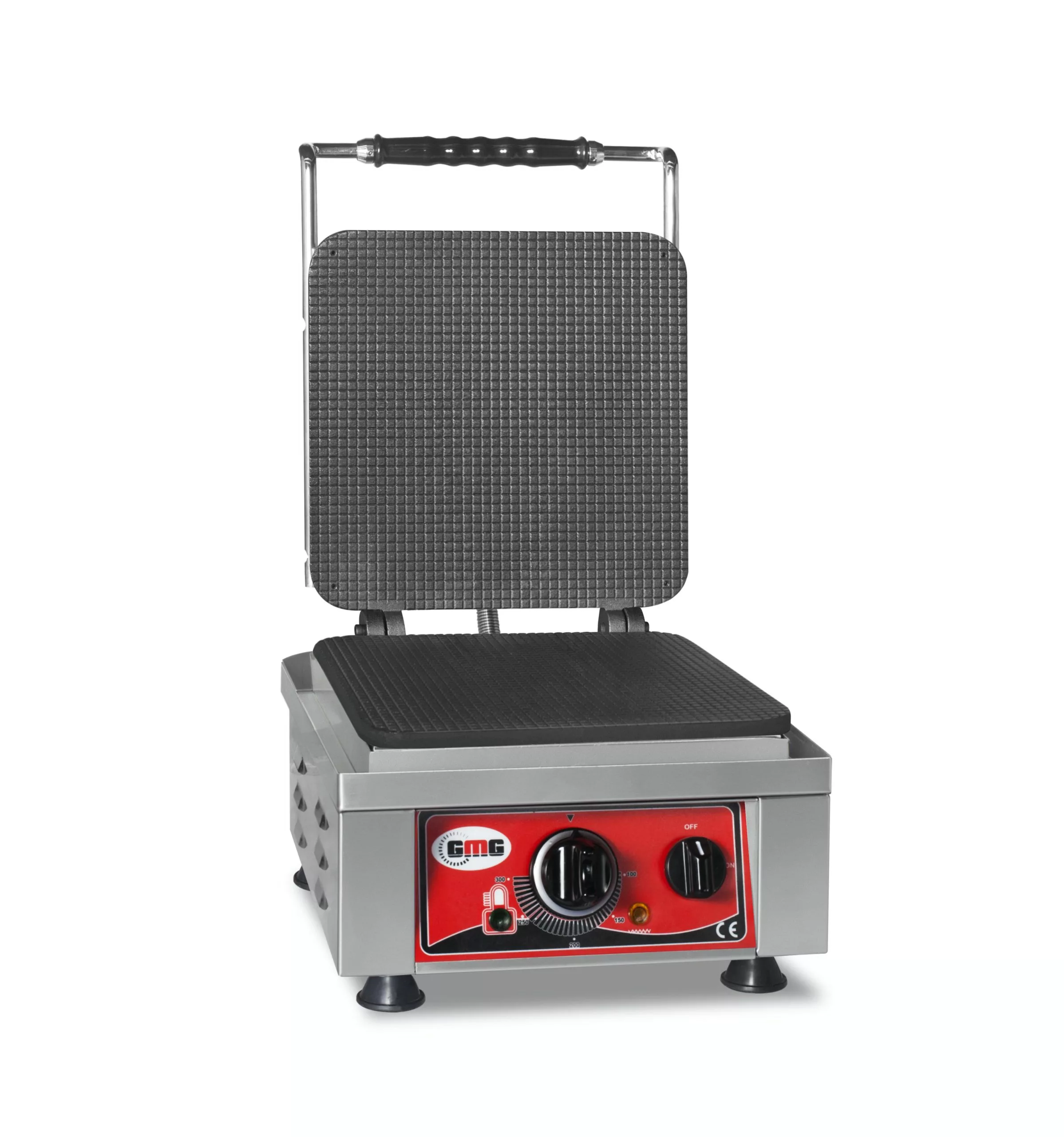 GMG - Waffeleisen American - 1x (Ø 16 X 1,5cm) - 50° Bis 300°C Feste Backplatte Aus Gusseisen - Fettfangrinne - Gehäuse Edelstahl - Image 5