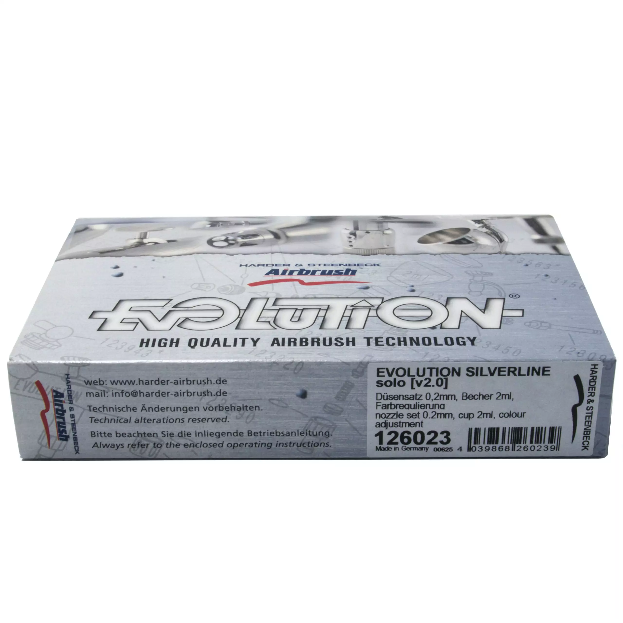 Null Evolution Silverline Solo 126023 Airbrush Pistole - Image 6