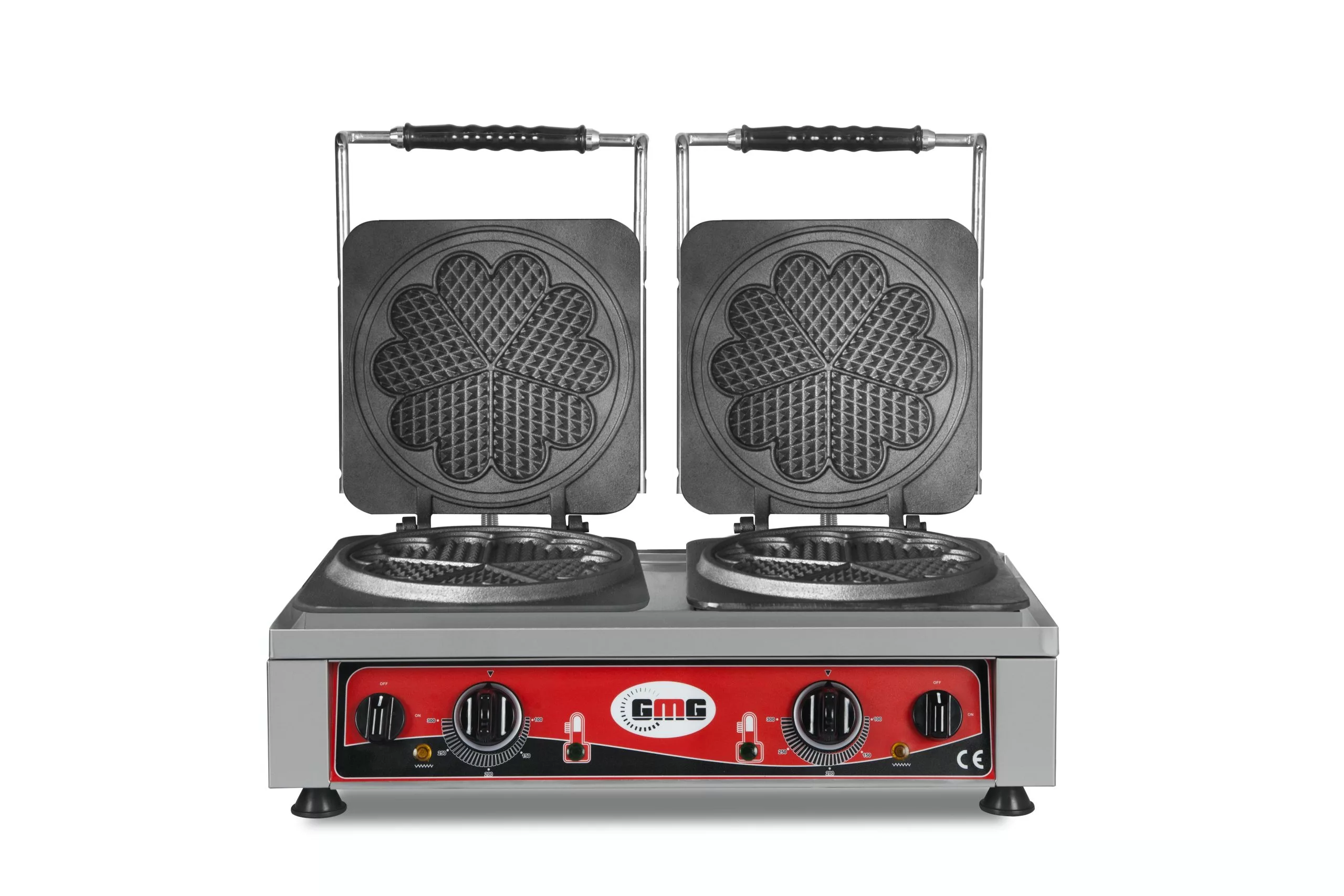 GMG - Waffeleisen American - 1x (Ø 16 X 1,5cm) - 50° Bis 300°C Feste Backplatte Aus Gusseisen - Fettfangrinne - Gehäuse Edelstahl - Image 4