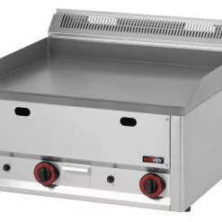 Null Gastro Gas-Doppel-Griddleplatte Grill Grillplatte Bratplatte 660x600x290 Mm
