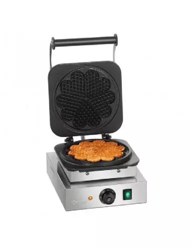 Bartscher Waffeleisen MDI 1BW160-101, Belgische Waffeln, Brüssel, Profi Line, Waffelautomat, Waffelbäcker, Edelstahl, 2 Stück Waffeln Von CHEFGASTRO - Image 5