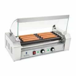 Royal-catering Royal Catering Hot Dog Grill - 5 Rollen - Teflon