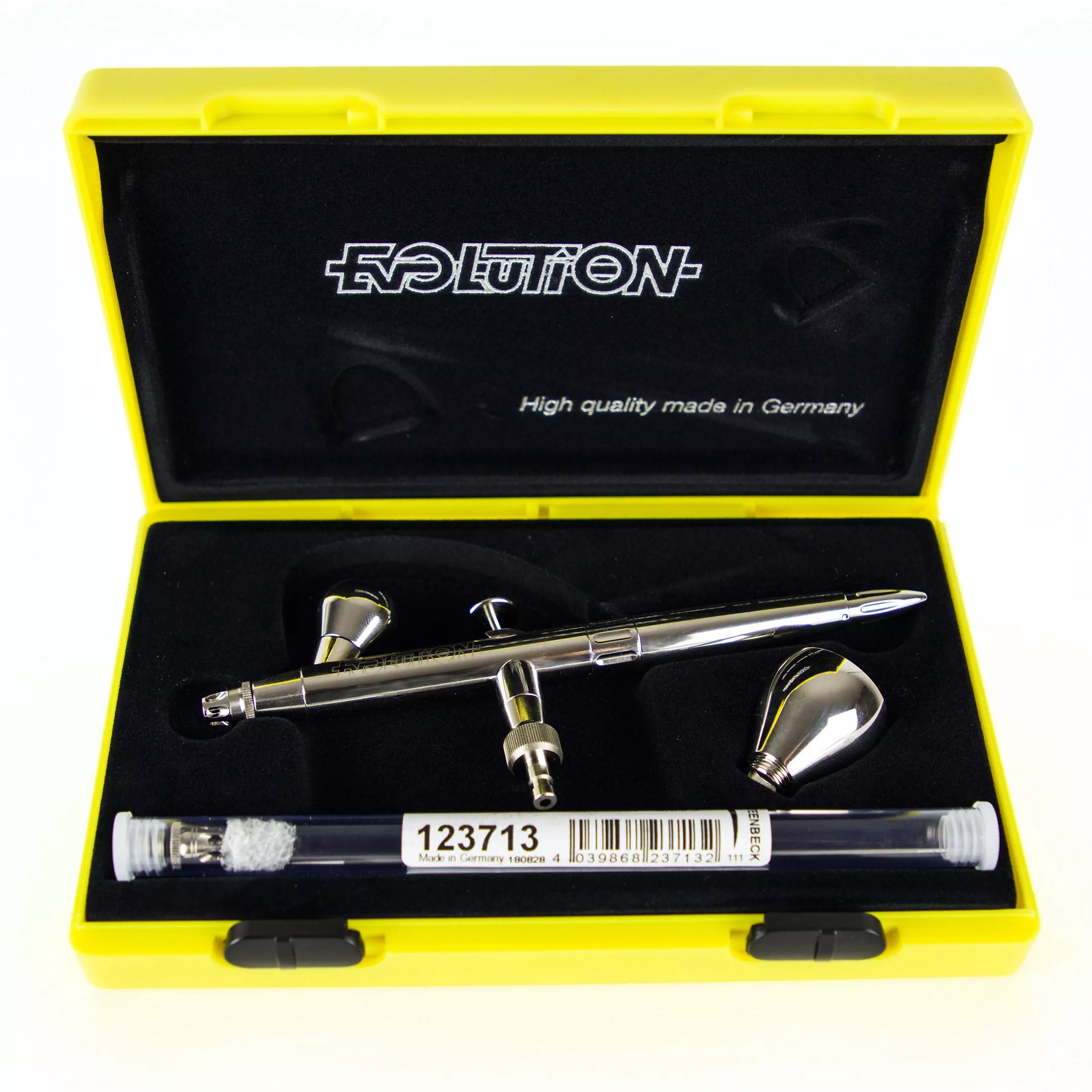 Null Komplett Airbrush Set Airbrushpistole Evolution Silverline Kompressor Sparmax - Image 6