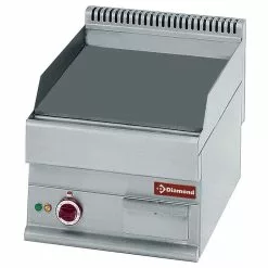 Null Elektro-Griddleplatte Tischgerät 650x400x380mm Grillplatte Bratplatte 4,5 KW